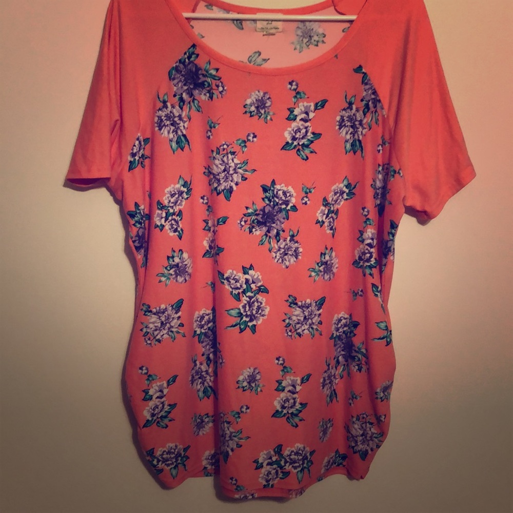 Pink Floral Buttery Soft Shirt